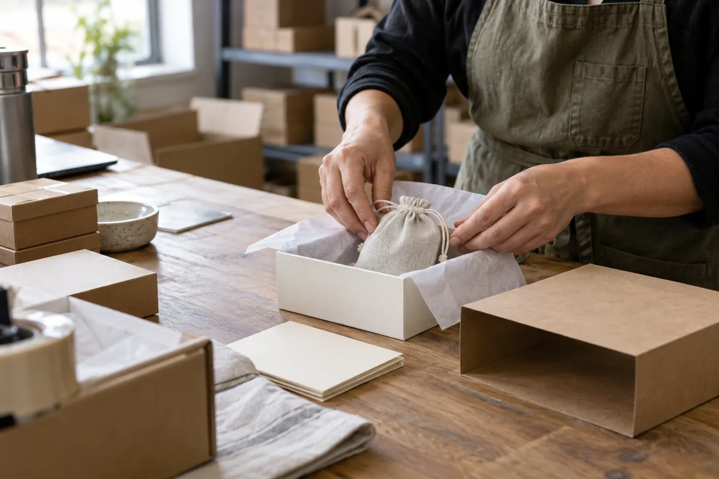 Individuelle Verpackungen und Mehrwertdienste