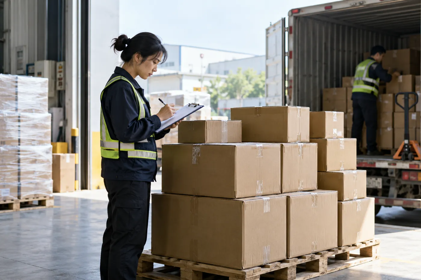 Wareneingang im China-Lager: Eine eingehende Packliste erstellen, die abstimmbar ist