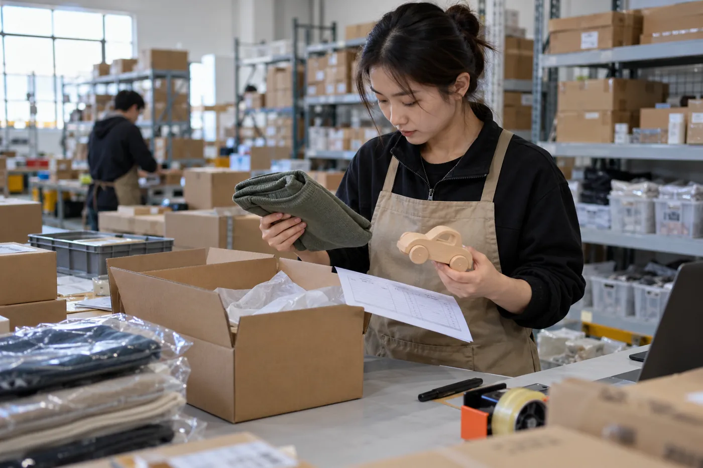 Clothing and Toy Orders: Check the Item, Accessory and Address