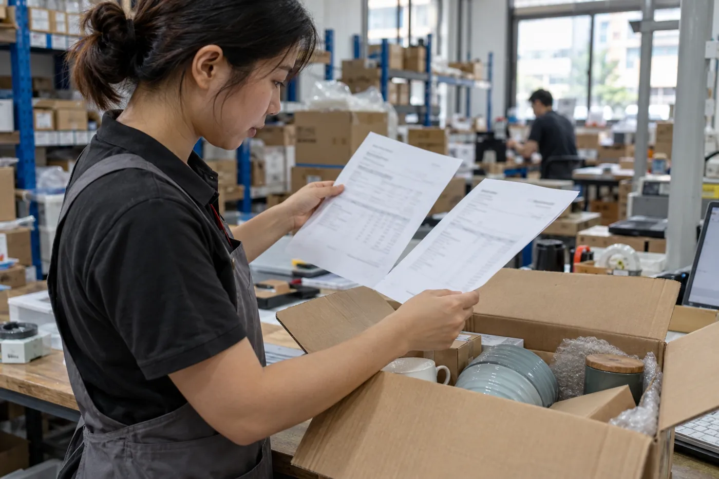 Export Preparation Links Carton Records with Commercial Documents